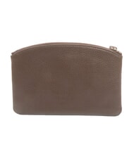 COCCINELLE ROUNDED ENVELOPE Bolso de mano de cuero morena - Bolsos Mujer - 3