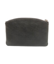 COCCINELLE ROUNDED ENVELOPE Bolso de mano de cuero negro - Bolsos Mujer - 3