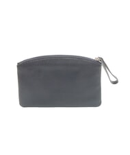 COCCINELLE ROUNDED ENVELOPE Bolso de mano de cuero azul medianoche - Bolsos Mujer - 3