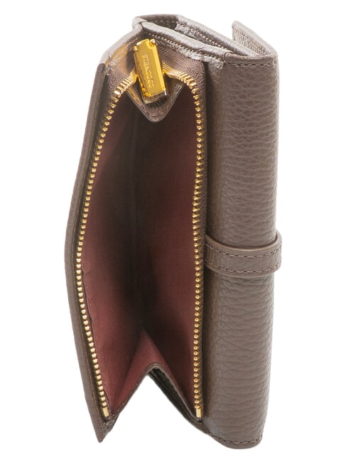 CHERRY Cartera mediana de cuero morena - Carteras Mujer