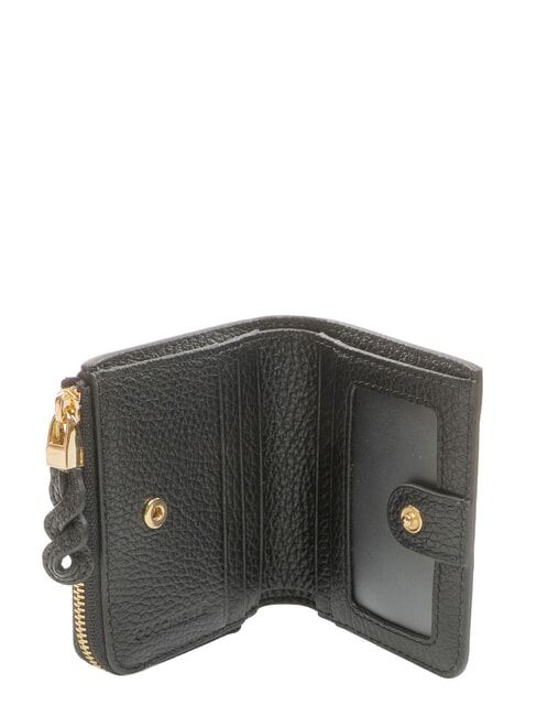 CHARLOTTE Mini cartera de cuero negro - Carteras Mujer