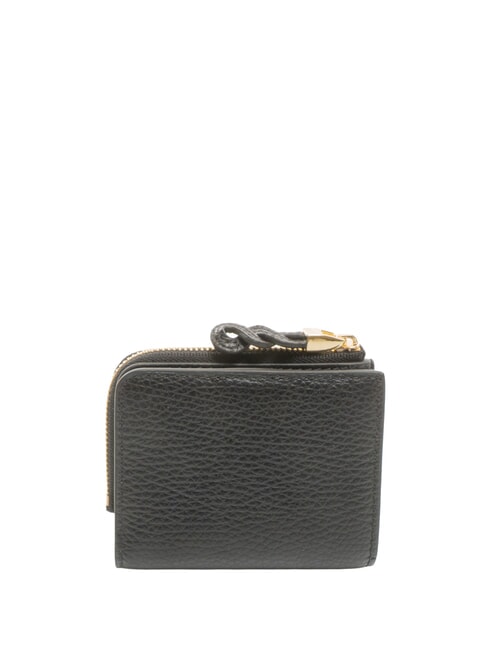 CHARLOTTE Mini cartera de cuero negro - Carteras Mujer