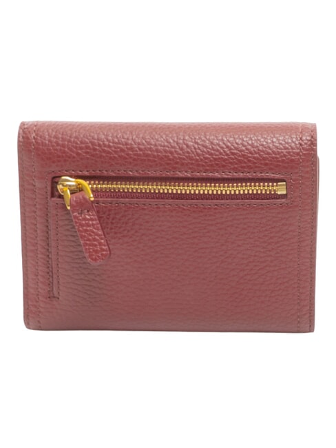 CAMPUS Cartera mediana de cuero grosella - Carteras Mujer