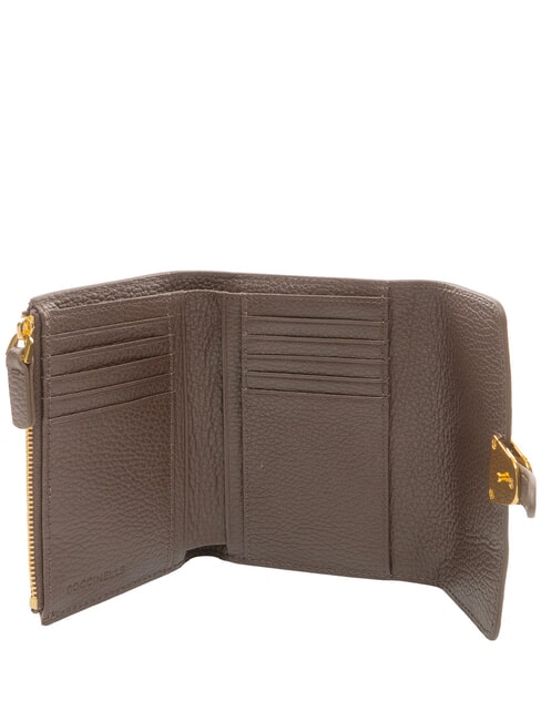 CAMPUS Cartera mediana de cuero morena - Carteras Mujer