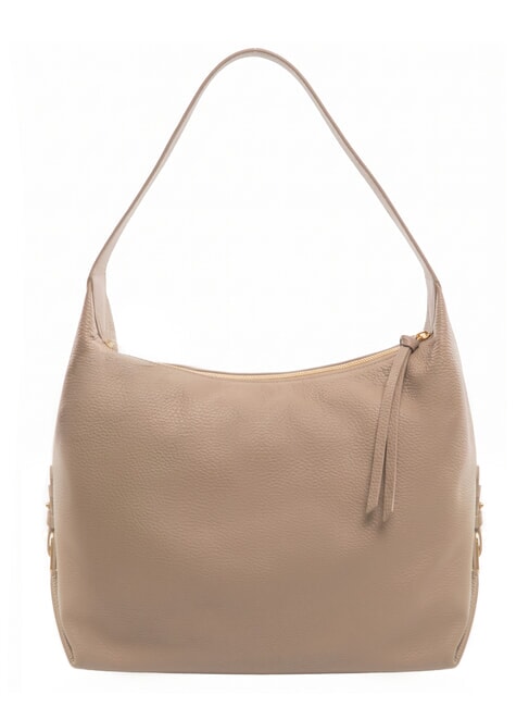 ALMADA Bolso de hombro de piel topo c&aacute;lido - Bolsos Mujer
