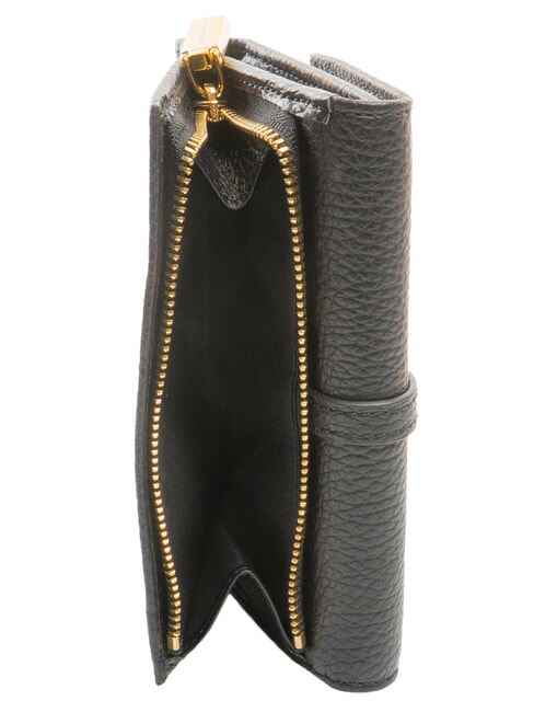 CHERRY Cartera mediana de cuero negro - Carteras Mujer
