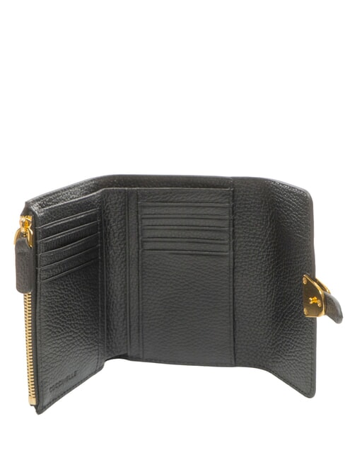 CAMPUS Cartera mediana de cuero negro - Carteras Mujer