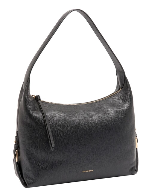 ALMADA Bolso de hombro de piel negro - Bolsos Mujer