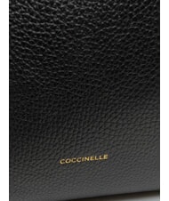 COCCINELLE ALMADA Bolso de hombro de piel negro - Bolsos Mujer - 4