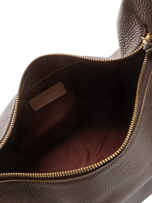 ALMADA Bolso de hombro de piel morena - Bolsos Mujer
