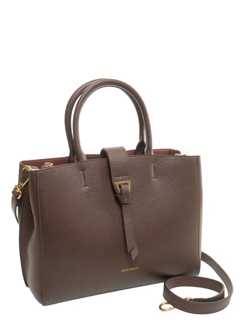 ALBA Bolso de mano con correa para el hombro. morena - Bolsos Mujer