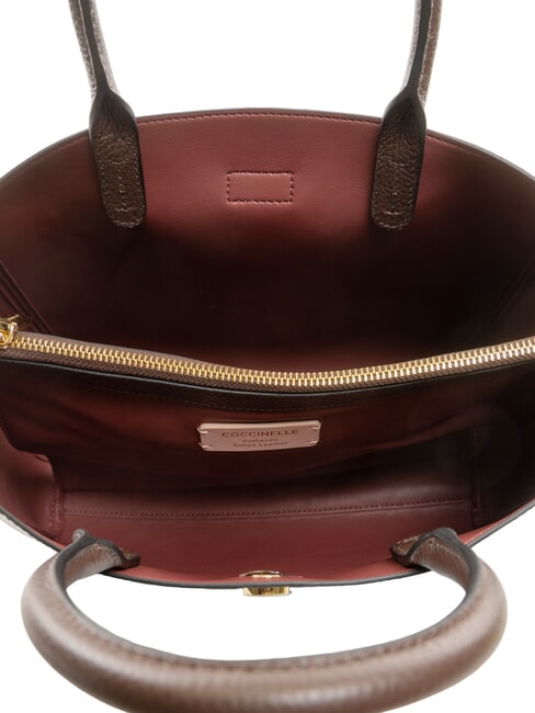 ALBA Bolso de mano con correa para el hombro. morena - Bolsos Mujer