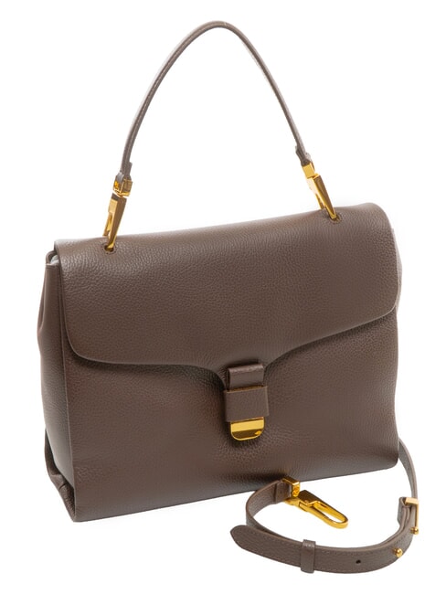 NEOFIRENZE SOFT Bolso de mano con correa para el hombro. morena - Bolsos Mujer