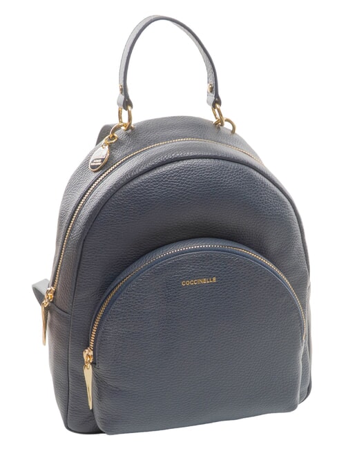 ALPHA Mochila de cuero azul medianoche - Bolsos Mujer
