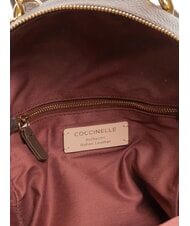 COCCINELLE ALPHA Mochila de cuero morena - Bolsos Mujer - 5