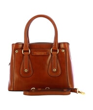 THE BRIDGE CECILIA Bolso de piel con correa para el hombro. BROWN - Bolsos Mujer - 4