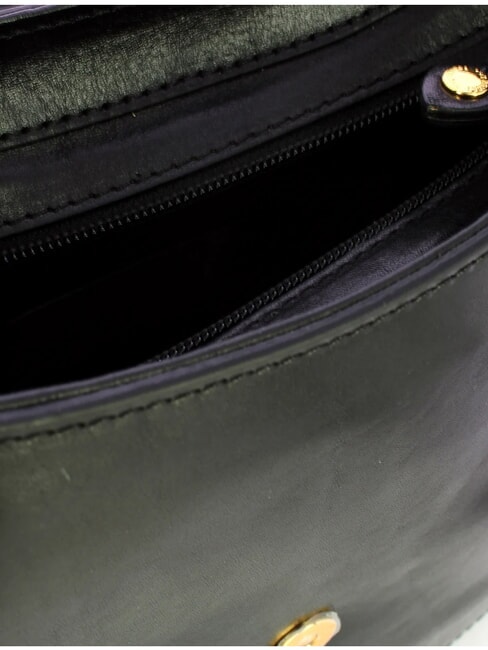 BENEDETTA  Bolso bandolera, en piel. Oro negro - Bolsos Mujer