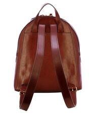 THE BRIDGE COSTANZA Mochila de piel con bolsillo lateral BROWN - Bolsos Mujer - 3