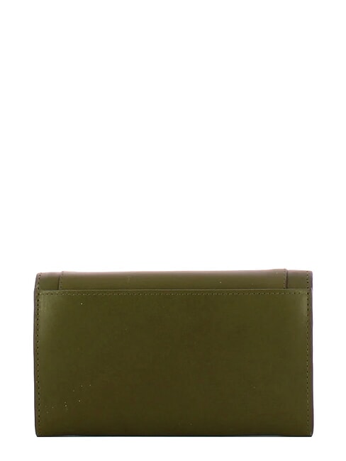 CECILIA Cartera de cuero tomillo abb oro - Carteras Mujer