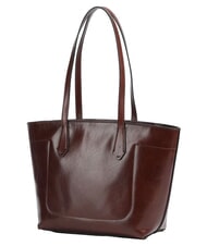 THE BRIDGE GUELFA Bolso de hombro de piel para compras BROWN - Bolsos Mujer - 2