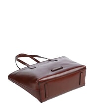 THE BRIDGE GUELFA Bolso de hombro de piel para compras BROWN - Bolsos Mujer - 4