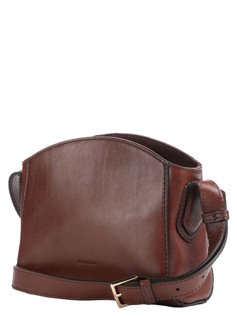 COSTANZA Minibolso de hombro de piel BROWN - Bolsos Mujer