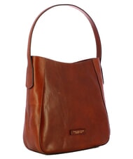 THE BRIDGE MADDALENA Bolso de hombro tipo hobo, de piel. BROWN - Bolsos Mujer - 2