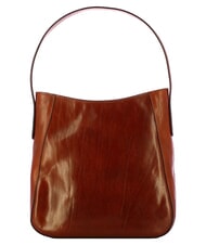 THE BRIDGE MADDALENA Bolso de hombro tipo hobo, de piel. BROWN - Bolsos Mujer - 3