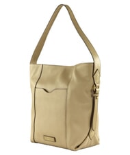 THE BRIDGE GEMMA  Bolso de hombro, de piel mantequilla ab. oro - Bolsos Mujer - 2