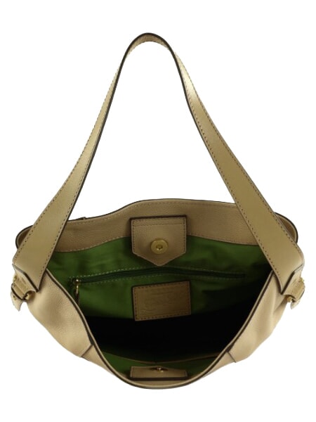 GEMMA  Bolso de hombro, de piel mantequilla ab. oro - Bolsos Mujer