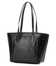 THE BRIDGE GUELFA Bolso de hombro de piel para compras Oro negro - Bolsos Mujer - 2