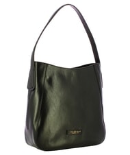 THE BRIDGE MADDALENA Bolso de hombro tipo hobo, de piel. Oro negro - Bolsos Mujer - 2