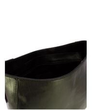 THE BRIDGE MADDALENA Bolso de hombro tipo hobo, de piel. Oro negro - Bolsos Mujer - 4