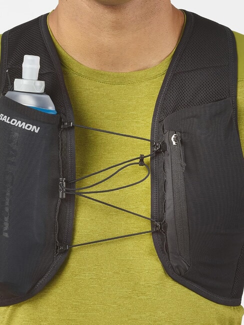 HYDRA ACCESS 4 ONE FLASK Chaleco para correr negro - Chaquetas sin mangas para hombre.