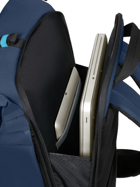 MODERNY Mochila para port&aacute;til de 15,6", expandible. azul - Mochilas para port&aacute;til