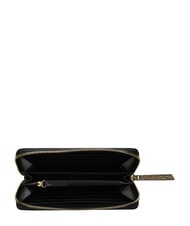 BORBONESE BIRDIE Cartera grande de cuero op negro / natural - Carteras Mujer - 2