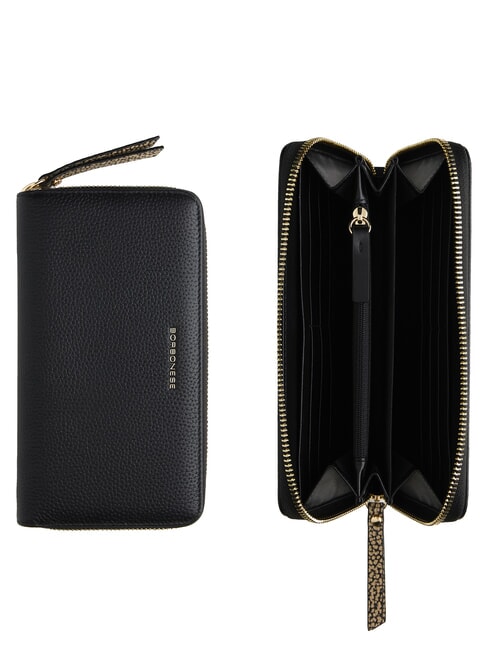 BIRDIE Cartera grande de cuero op negro / natural - Carteras Mujer