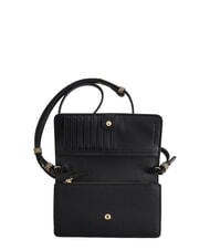 BORBONESE BIRDIE Cartera de piel con correa para el hombro op negro / natural - Carteras Mujer - 2
