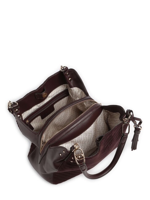 CIRRY Bolso de hombro mediano berenjena roja - Bolsos Mujer