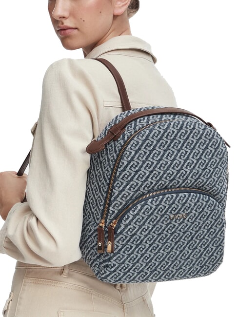 MANHATTAN Mochila para mujer mezclilla azul - Bolsos Mujer
