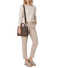 LIUJO RIDHI Bolso de mano con correa de hombro extra&iacute;ble. moca oscuro - Bolsos Mujer - 2