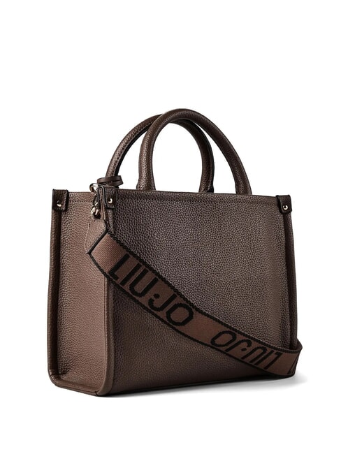 RIDHI Bolso de mano con correa de hombro extra&iacute;ble. moca oscuro - Bolsos Mujer