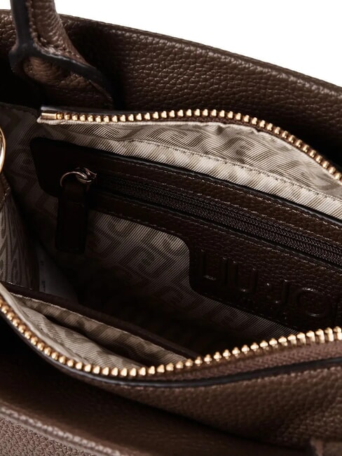 RIDHI Bolso de mano con correa de hombro extra&iacute;ble. moca oscuro - Bolsos Mujer