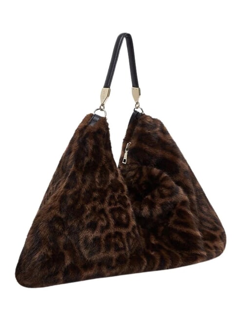 FOULARD Bolso de hombro m&aacute;cula natural. - Bolsos Mujer