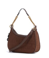 LIUJO RIDHI Embossed Bolso de hombro con correa para el hombro. tabaco - Bolsos Mujer - 3