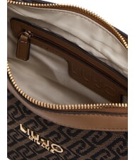 LIUJO RIDHI Jacquard Bolso de hombro con correa para el hombro. t.moro - Bolsos Mujer - 5