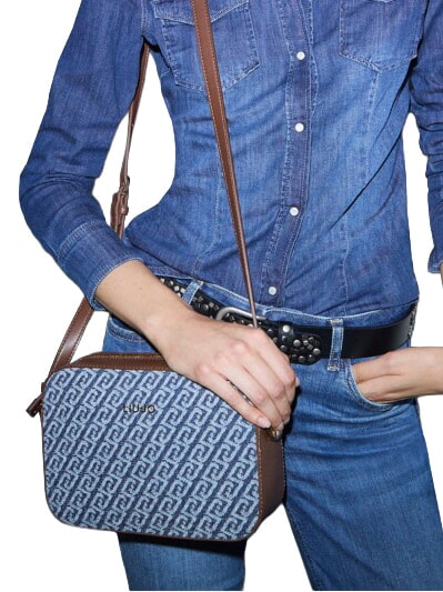 MANHATTAN Bolso de hombro mezclilla azul - Bolsos Mujer