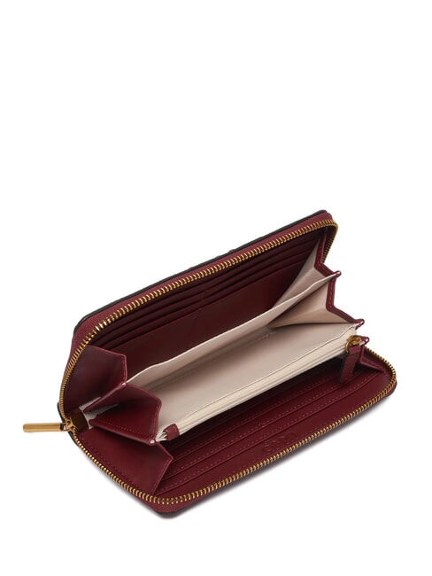 KALISKA Cartera con cremallera burdeos intenso - Carteras Mujer