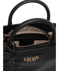 LIUJO RIDHI Bolso de mano con correa de hombro extra&iacute;ble. NEGRO - Bolsos Mujer - 4