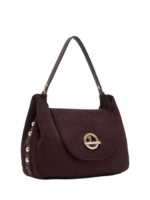 GERONA Bolso de mano con correa para el hombro. berenjena roja - Bolsos Mujer